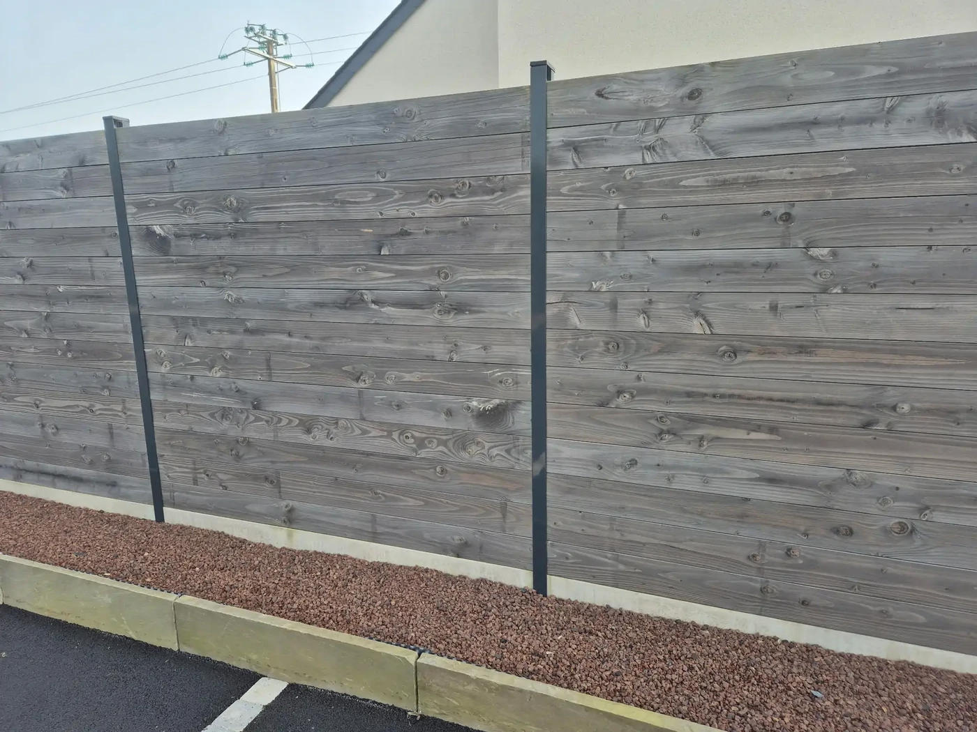 Clôture en lames bois "Douglas"